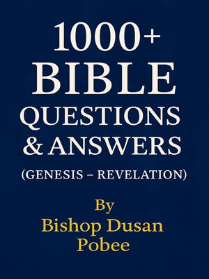 cover image of 1000 (Plus) Questions and Answers (Genesis--Revelation)